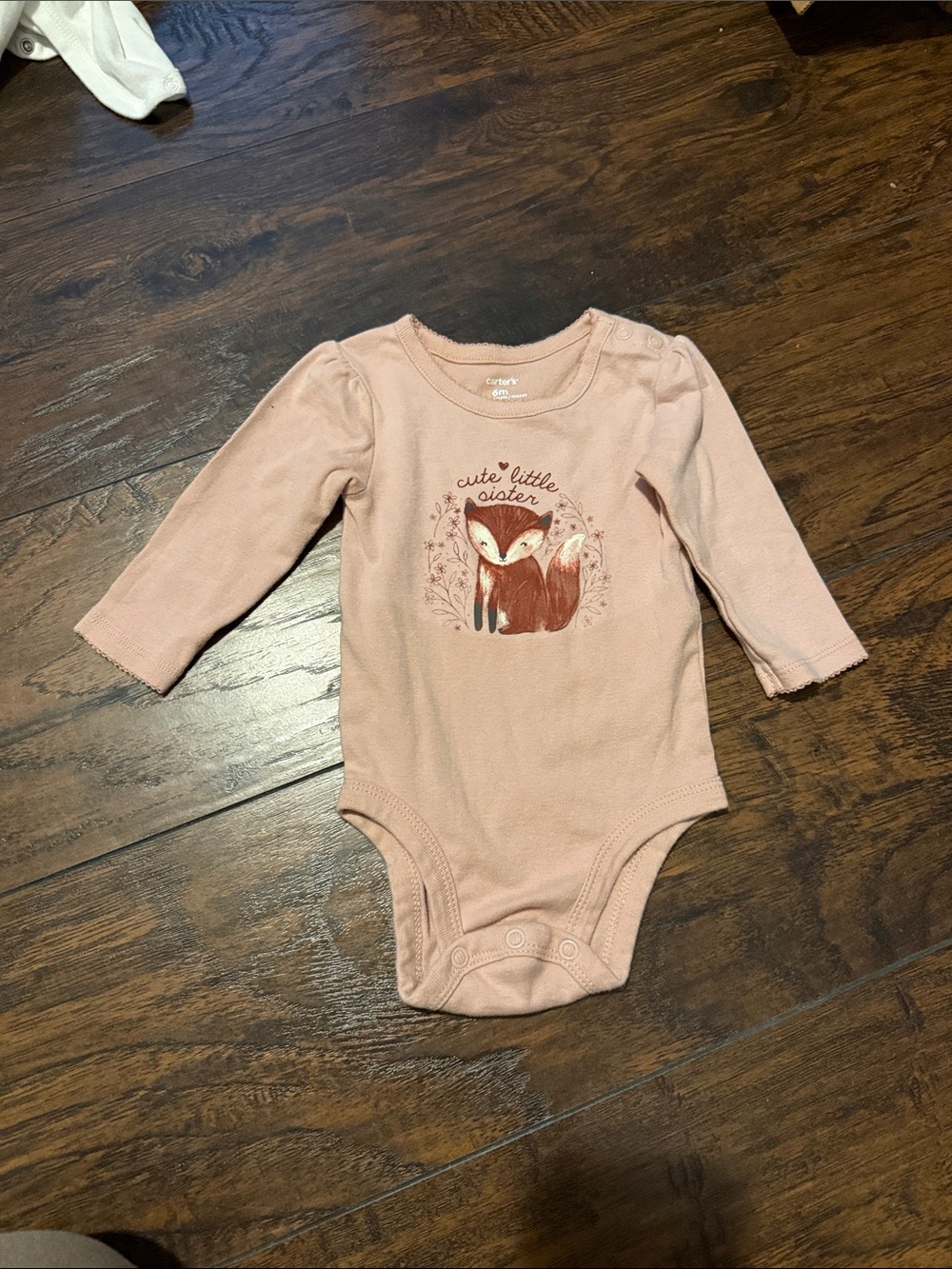 Cutie little sister fox onesie long sleeve